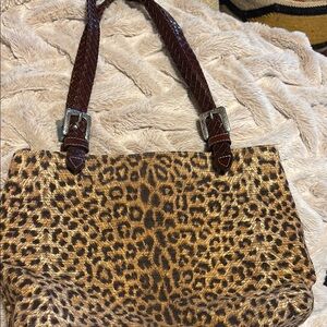 Brighton beautiful animal print satchel